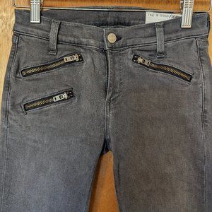 Skinny rag & bone/JEAN with zipper accents 26x28